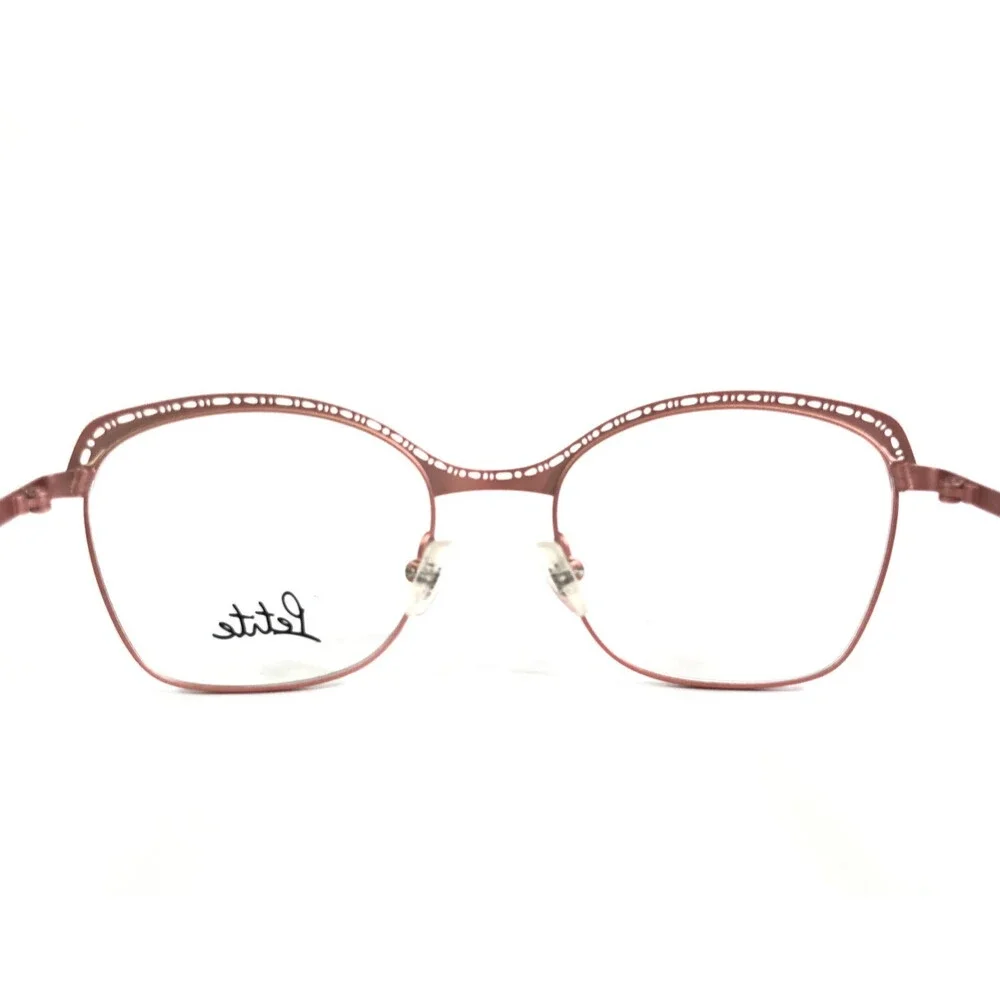 J.F. Rey Petite Eyeglasses Frame PM058 0150 Black Pink Square Full Rim 48-18-140